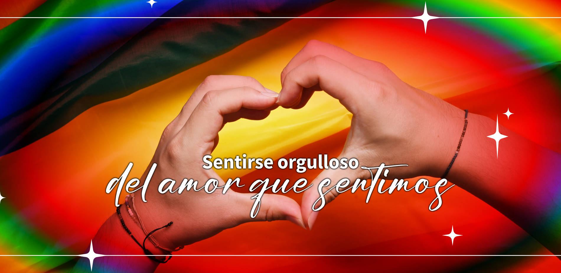 Sentirse orgulloso del amor que sentimos