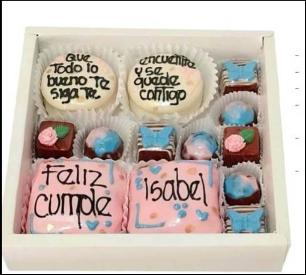 Caja de chocolates momentos chocoadictos