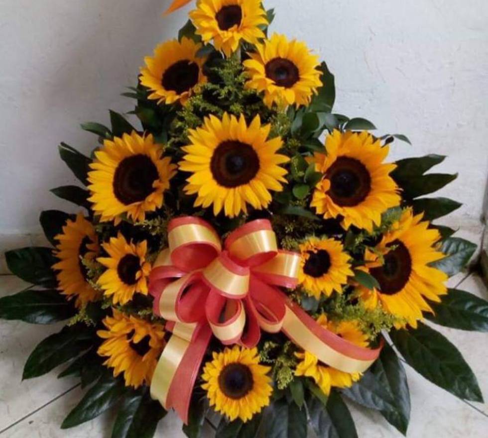 Ramo de girasoles sol.