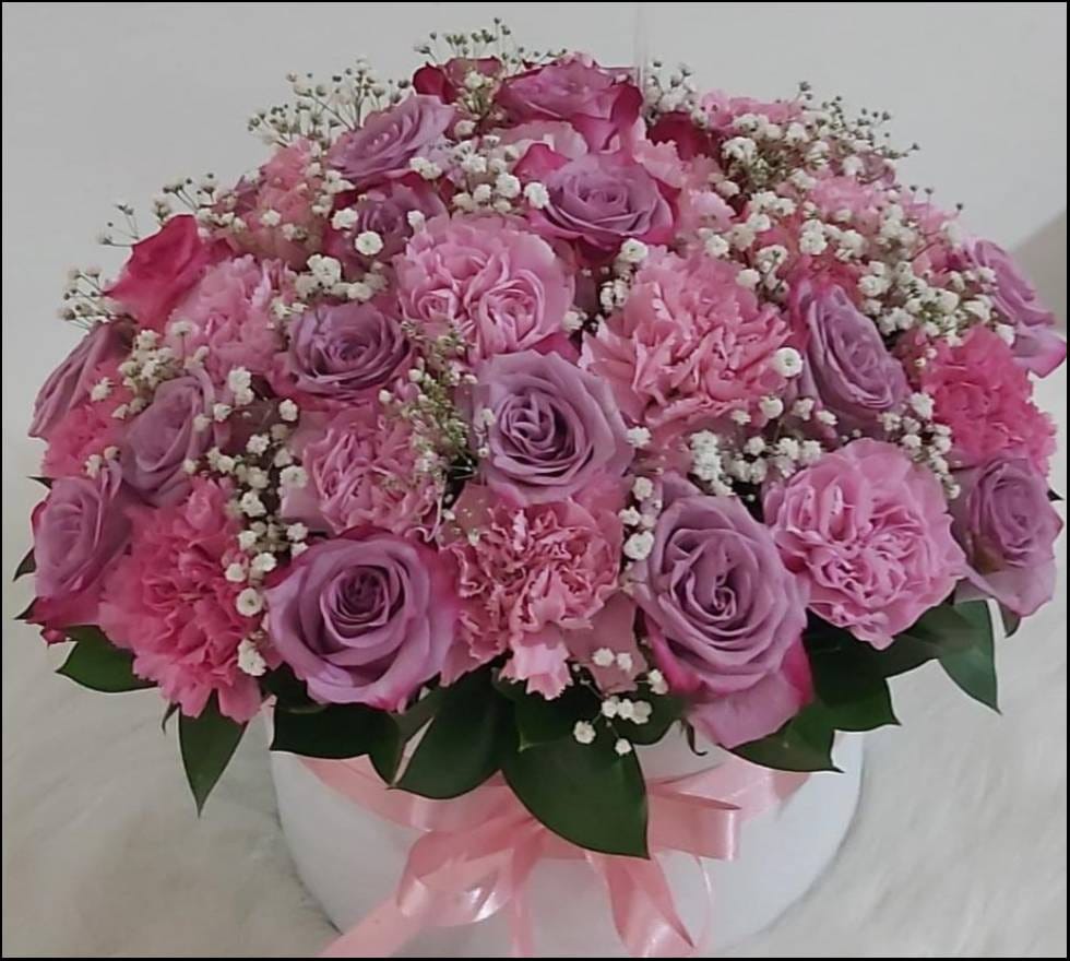 Caja de rosas felicidad.