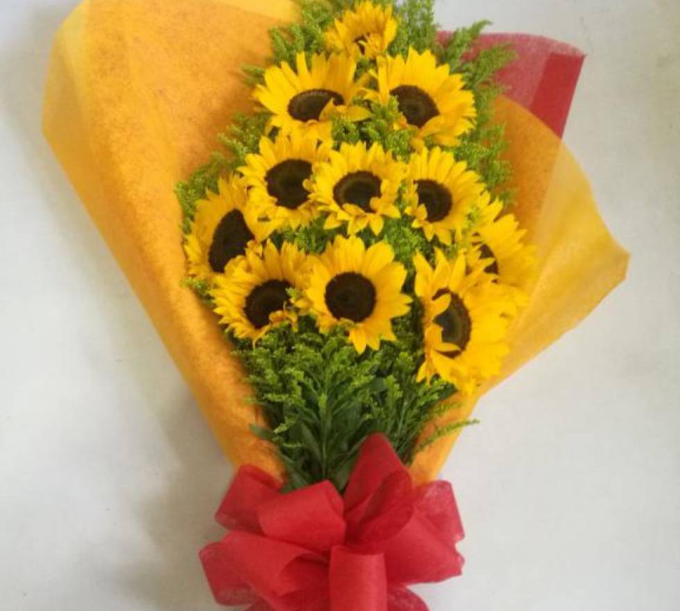 Bouquet de girasoles encanto silvestre