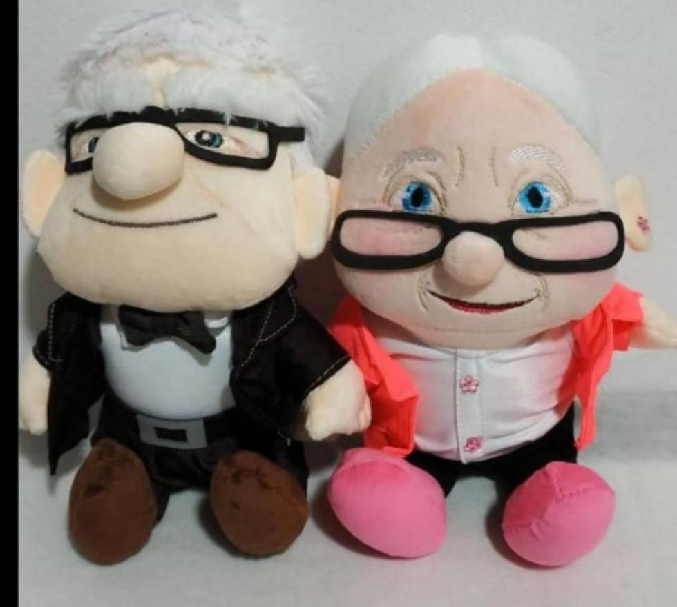 Peluches pareja Up