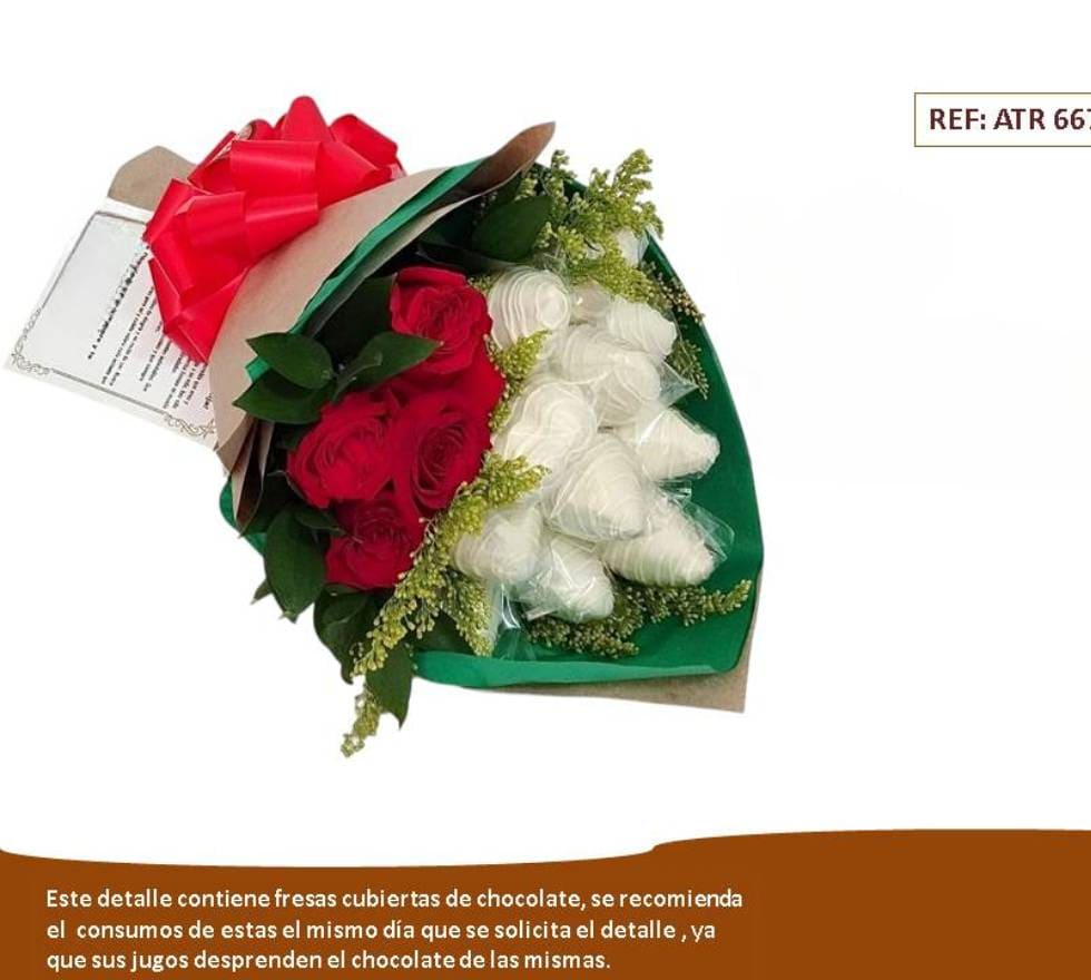 Fresas cubiertas de chocolate: El amor