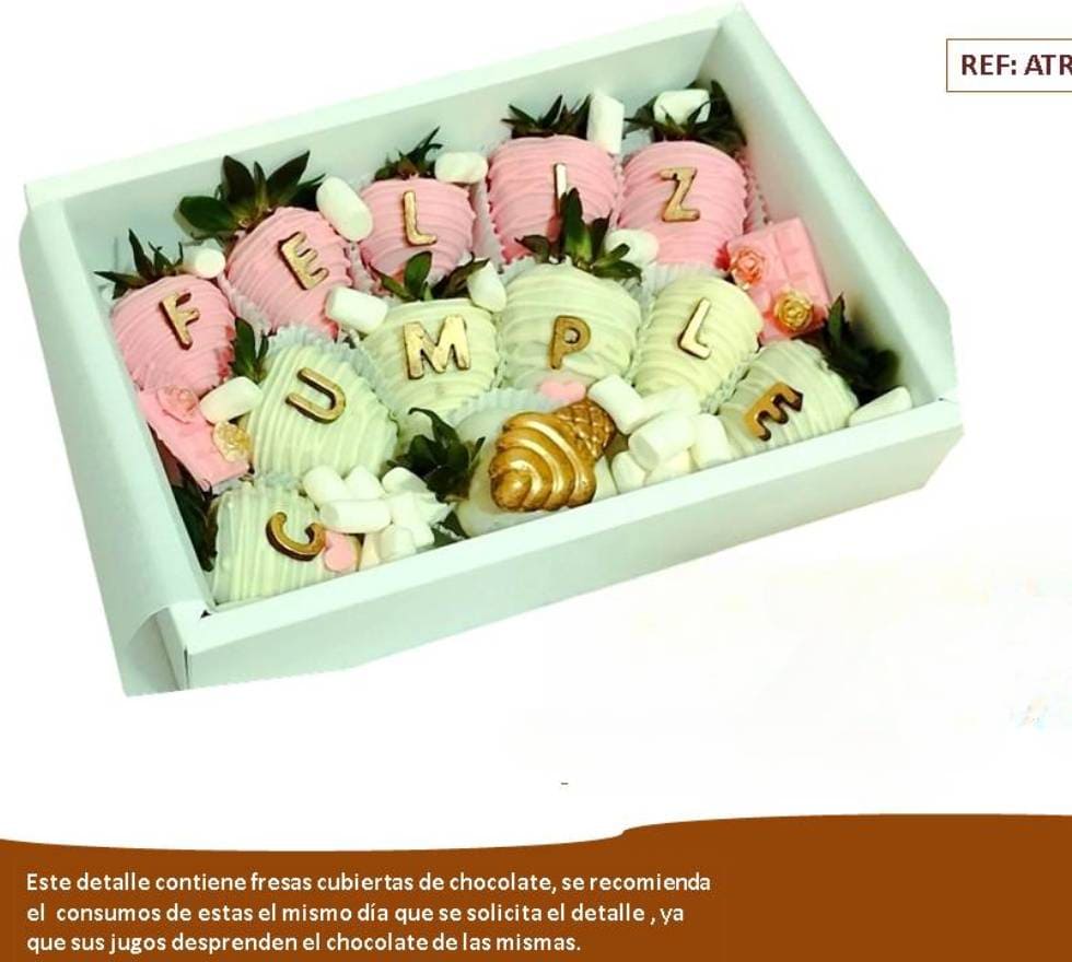 Fresas cubiertas de chocolate: Capricho