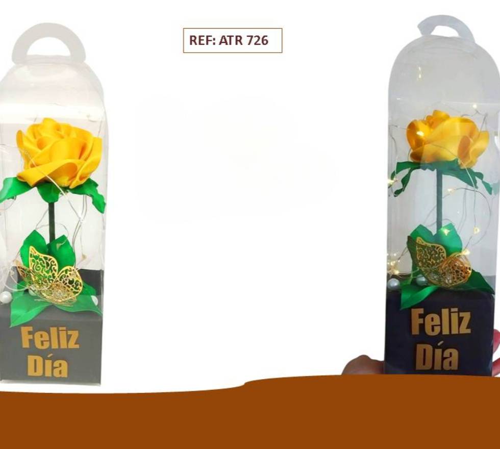 Rosa eterna en cinta contigo siempre